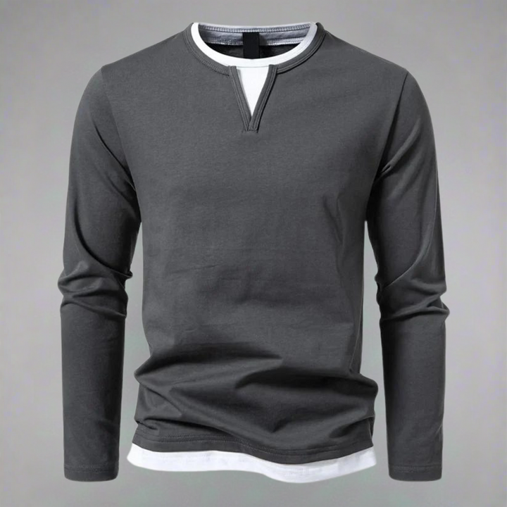 Spencer - Long-sleeved V-neck Sweater