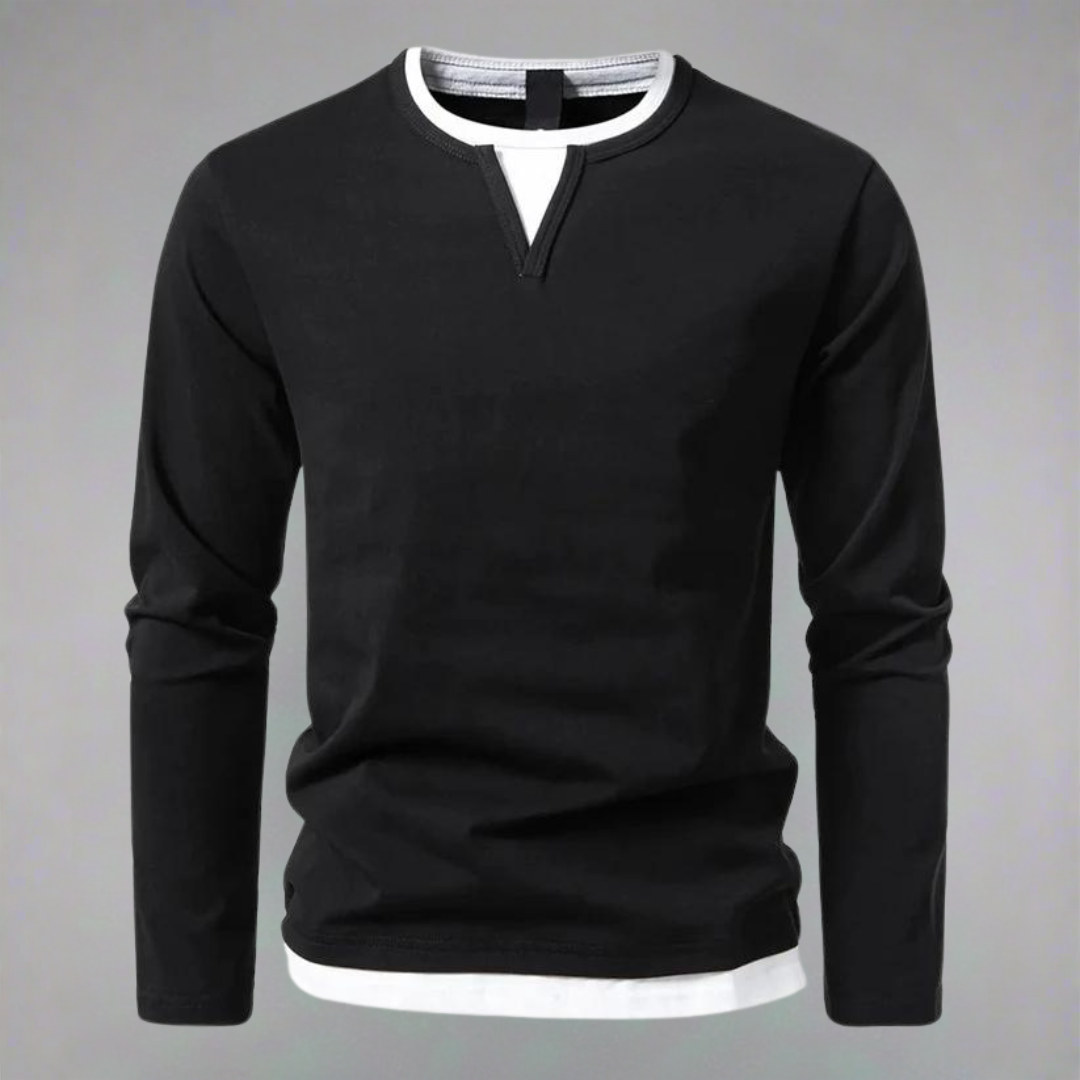 Spencer - Long-sleeved V-neck Sweater