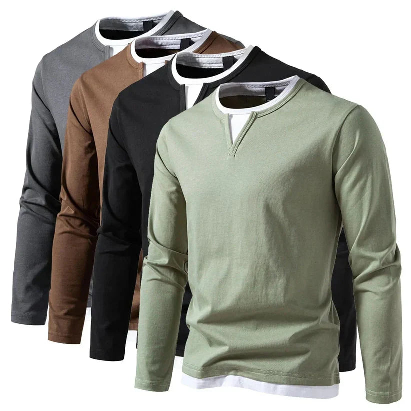 Spencer - Long-sleeved V-neck Sweater