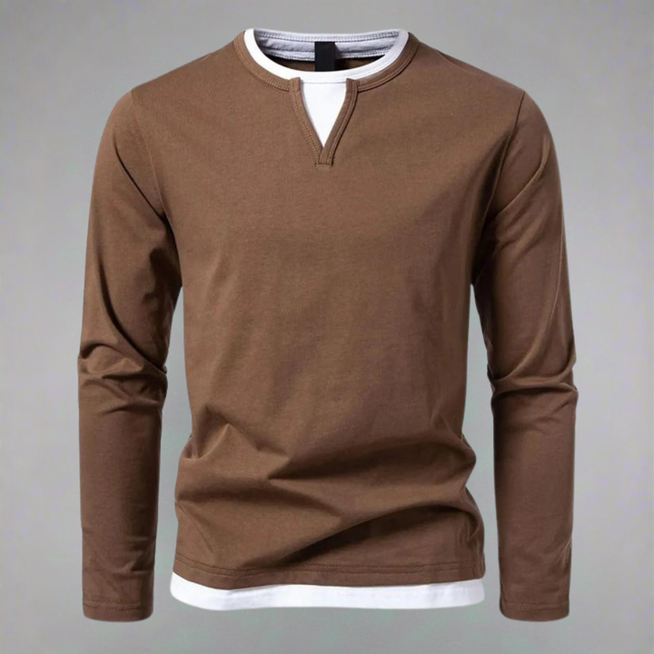 Spencer - Long-sleeved V-neck Sweater