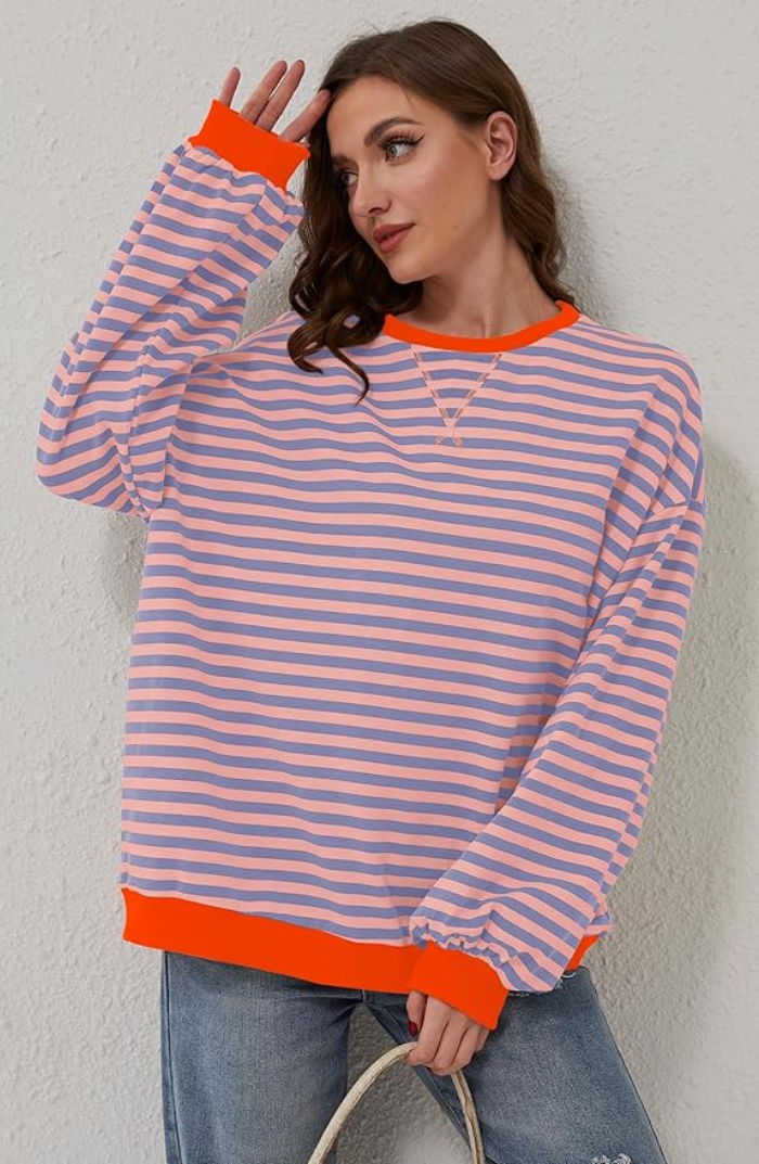 Lydia | Striped Oversized Sweater