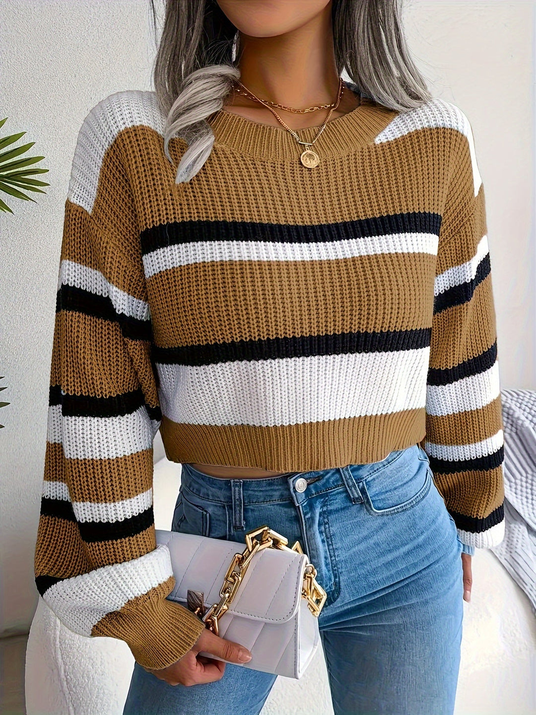 Chloé Cropped Knit Sweater