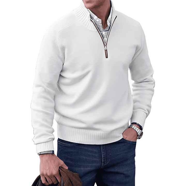 Noah - Elegant zippered sweater