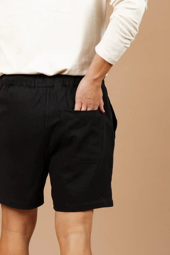 Black Palm Springs Pull-On Shorts