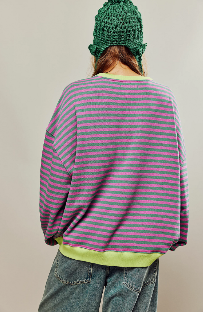 Lydia | Striped Oversized Sweater