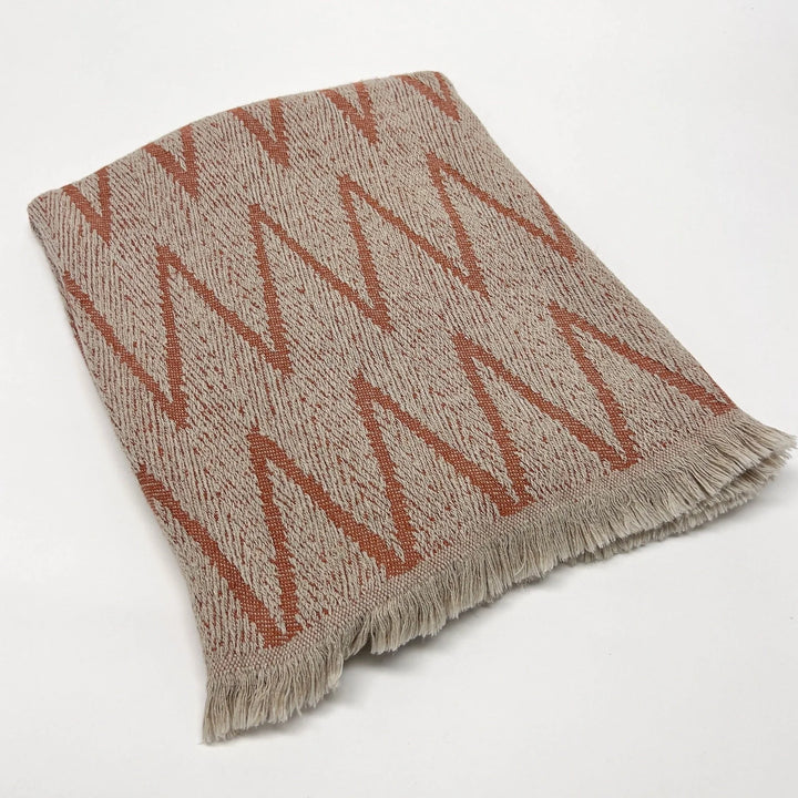 Zig Zag Pattern Turkish Throw