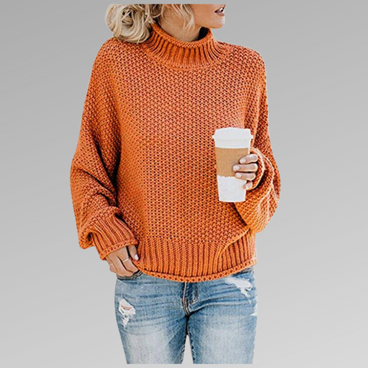 AVERY - MOCK-NECK SWEATER