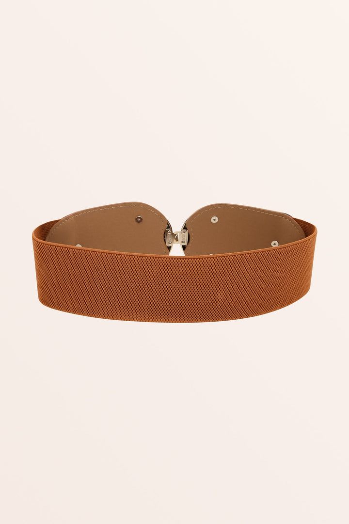 Vintage Interlock Buckle Belt - Brown