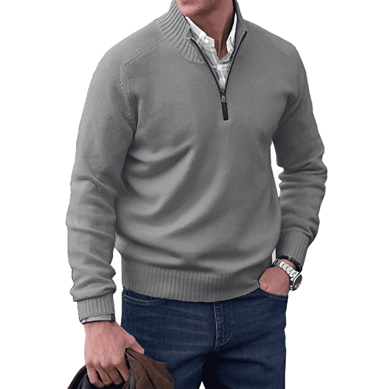 Noah - Elegant zippered sweater