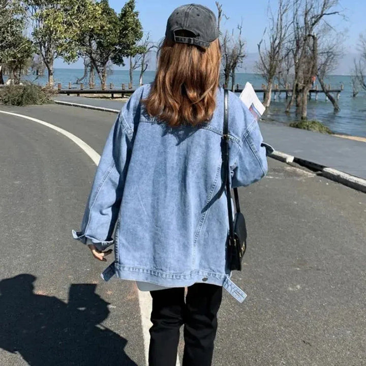 Denim Jacket  Simple Loose Jeans