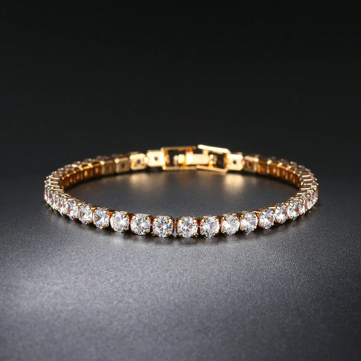 Tennis Bracelet Homme Iced  Cubic Zirconia