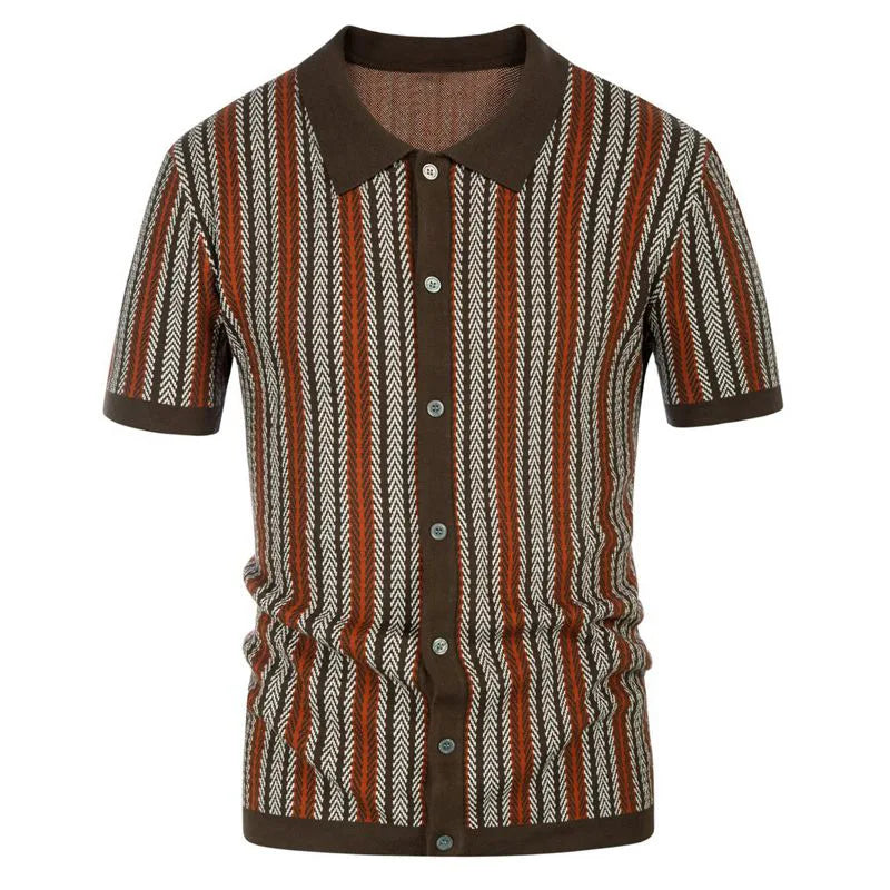 Short Sleeve Casual Shirts Fashion Luxury