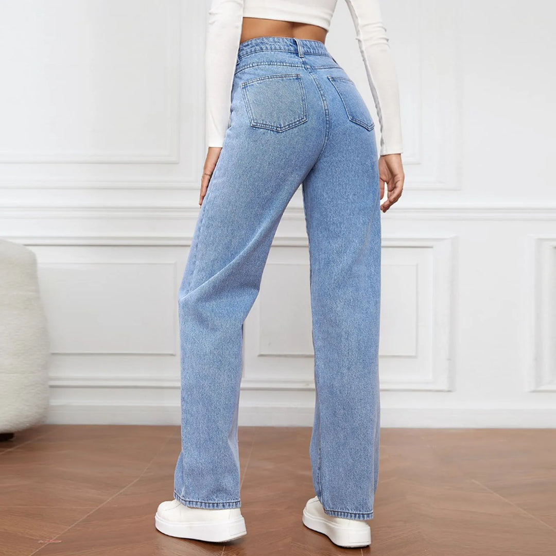 'Emma' Baggy Jeans Mid Waist