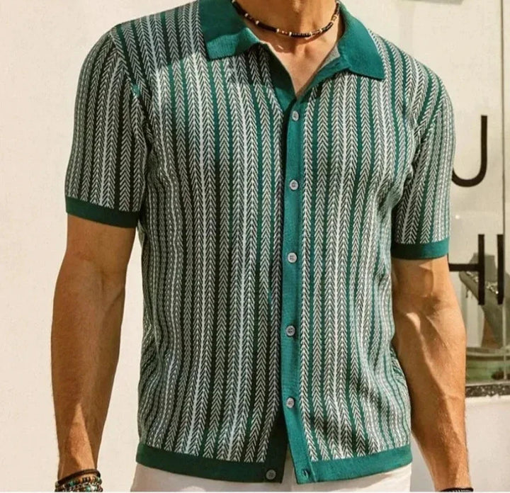 Short Sleeve Casual Shirts Fashion Luxury