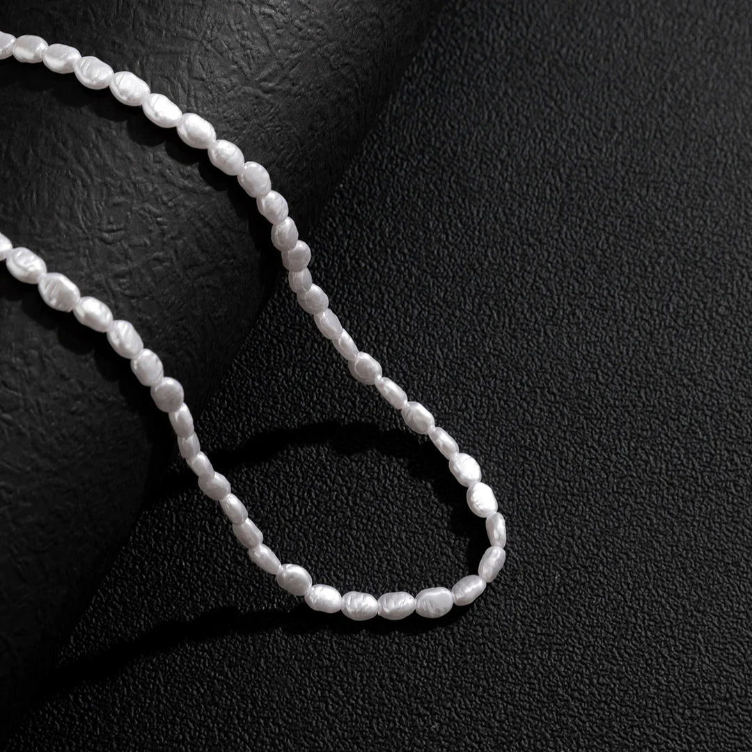 Simple Imitation Pearl Beads Short Choker Necklace