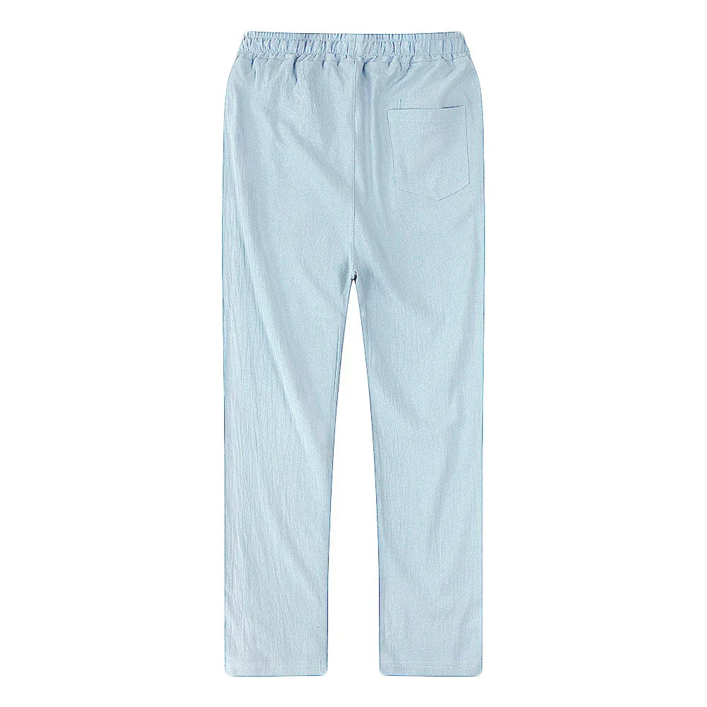 Coastal Breeze Linen Trousers