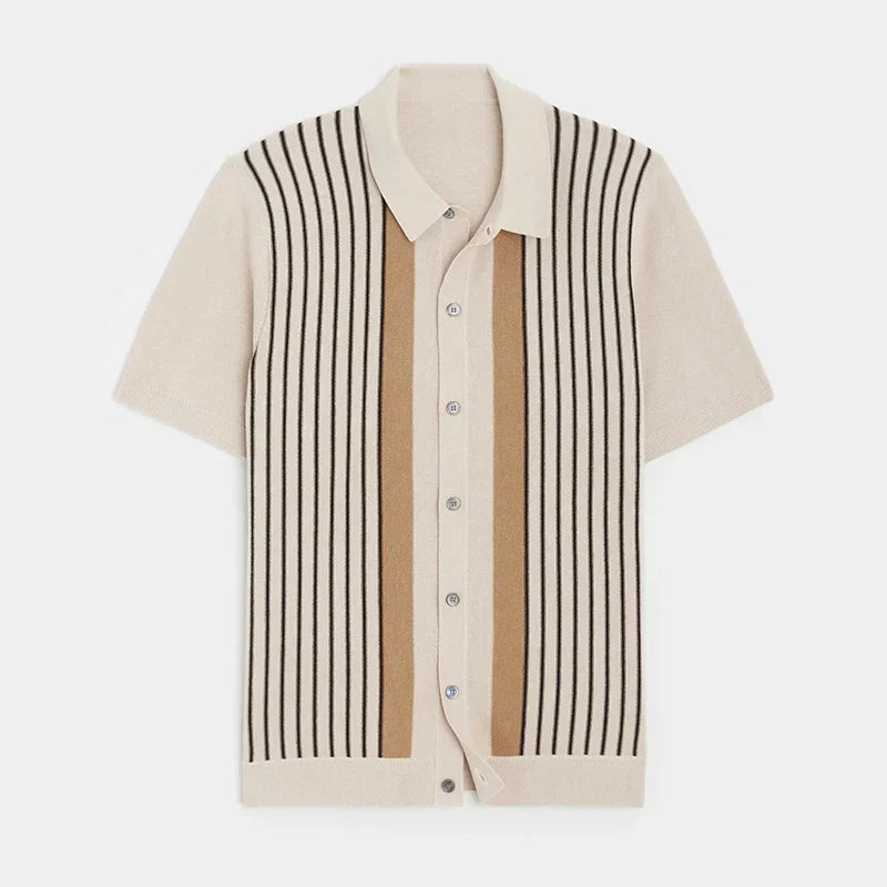 Paolo Knit Stripe Polo