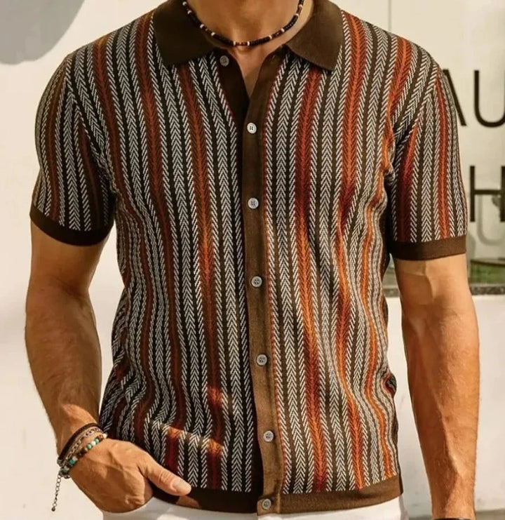 Short Sleeve Casual Shirts Fashion Luxury