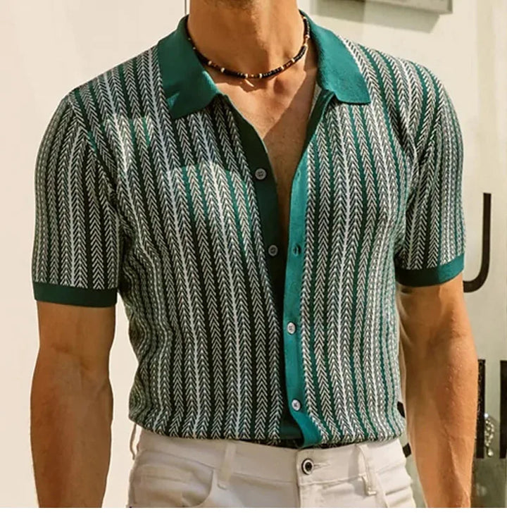 Short Sleeve Casual Shirts Fashion Luxury