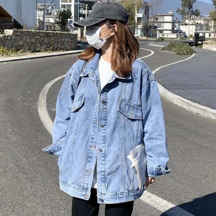 Denim Jacket  Simple Loose Jeans