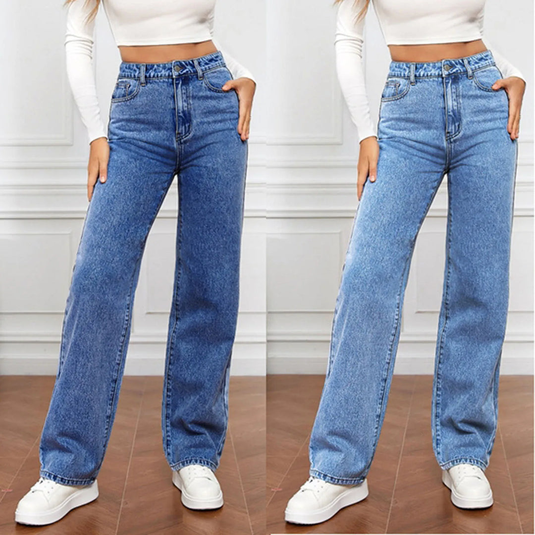 'Emma' Baggy Jeans Mid Waist