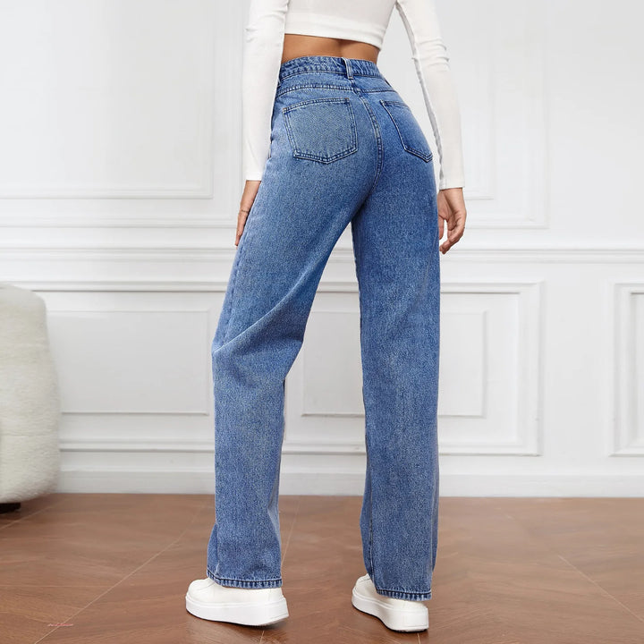 'Emma' Baggy Jeans Mid Waist