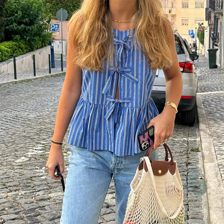 SOPHIE - Elegant Striped Shirt