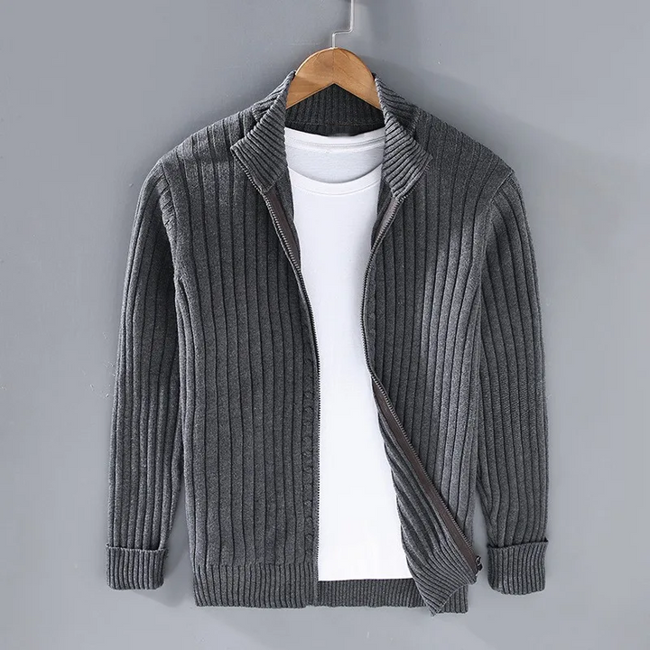 Massimo Merino Zip Cardigan