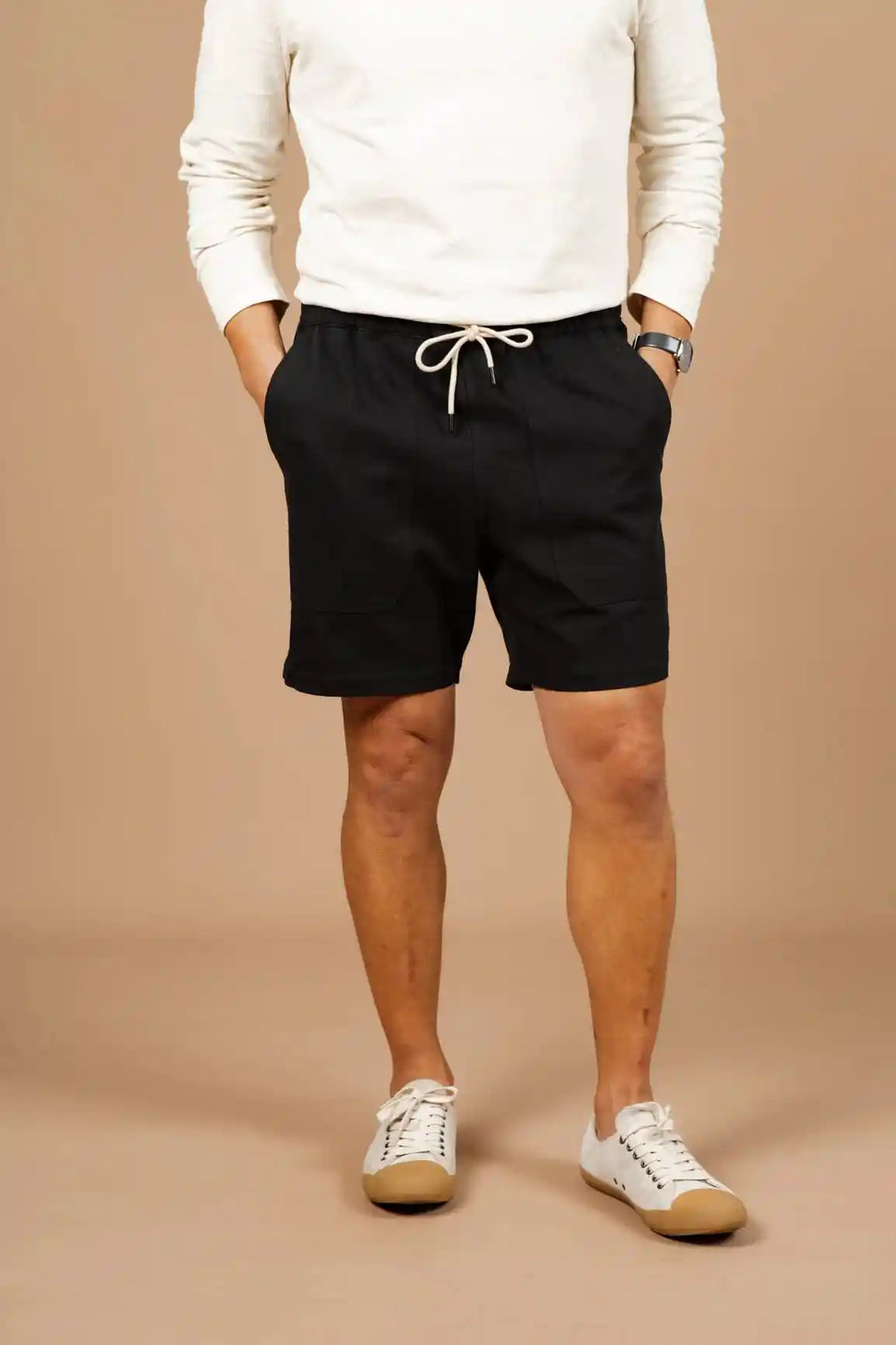 Black Palm Springs Pull-On Shorts