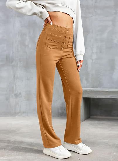 MIA - Women's High Waisted Elastic Trousers