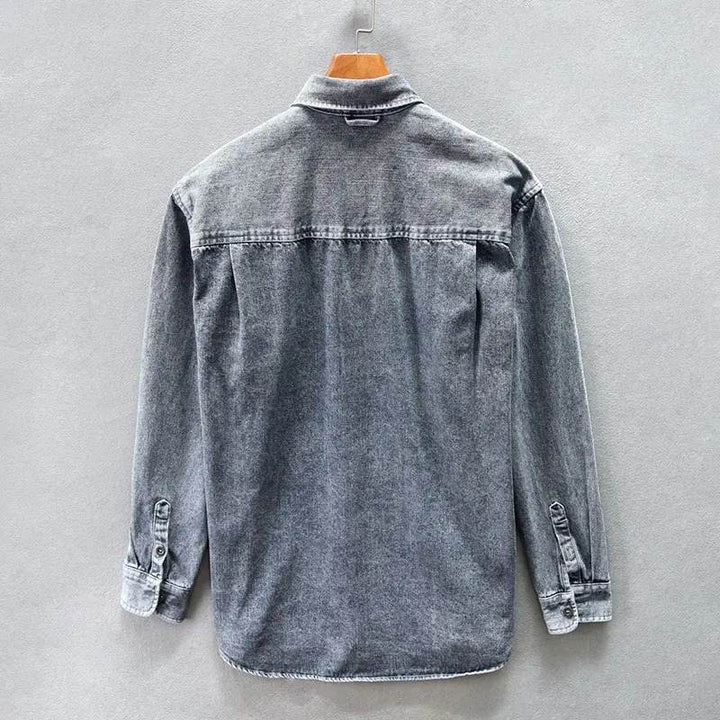 Florence Stone-Washed Denim Shirt