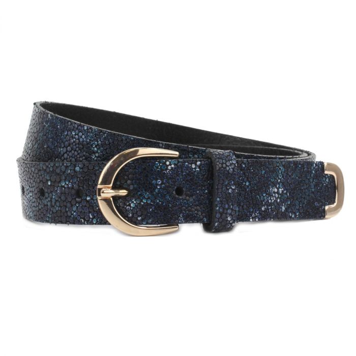 RUBY LADIES' REPTILE LEATHER BELT